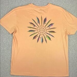 Peach Graphic T-Shirt
